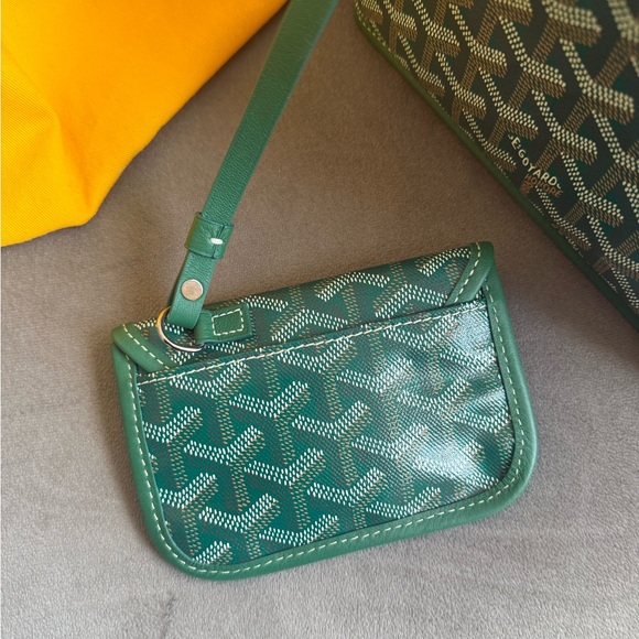 AUTHENTIC Goyard Green Mini Anjou Tote - Picture 8 of 10